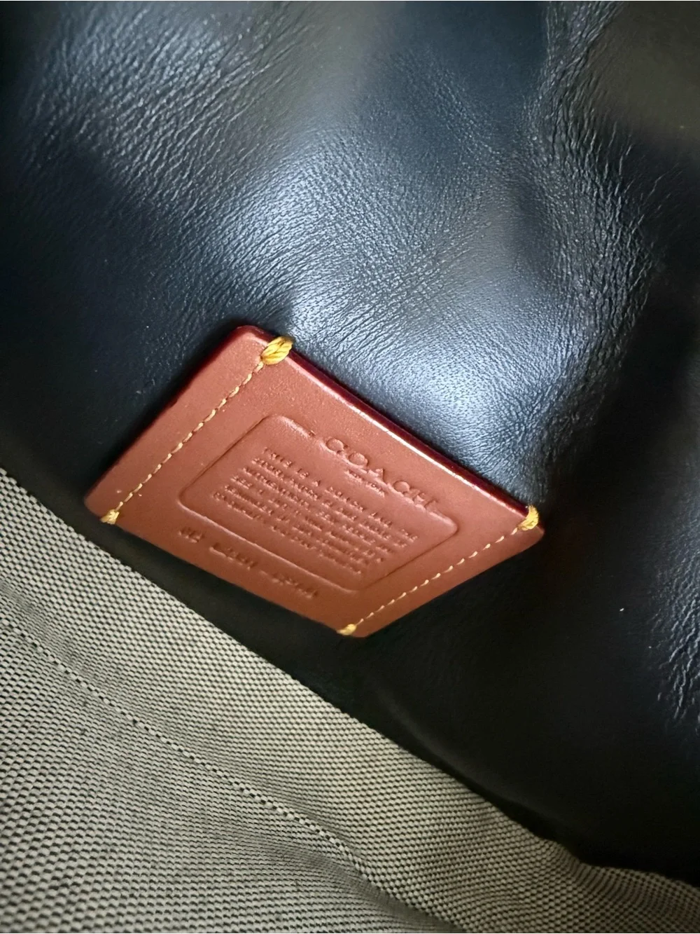 Coach Black Quilted Leather Shoulder Bag with Chain Straps